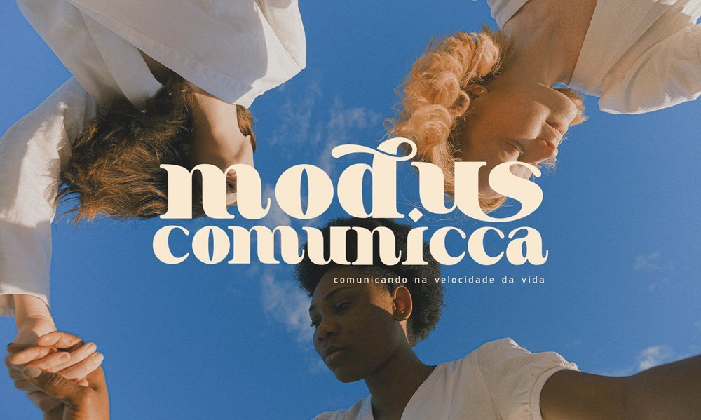Case Identidade Visual — Modus Communicca — peças de design de Vicky